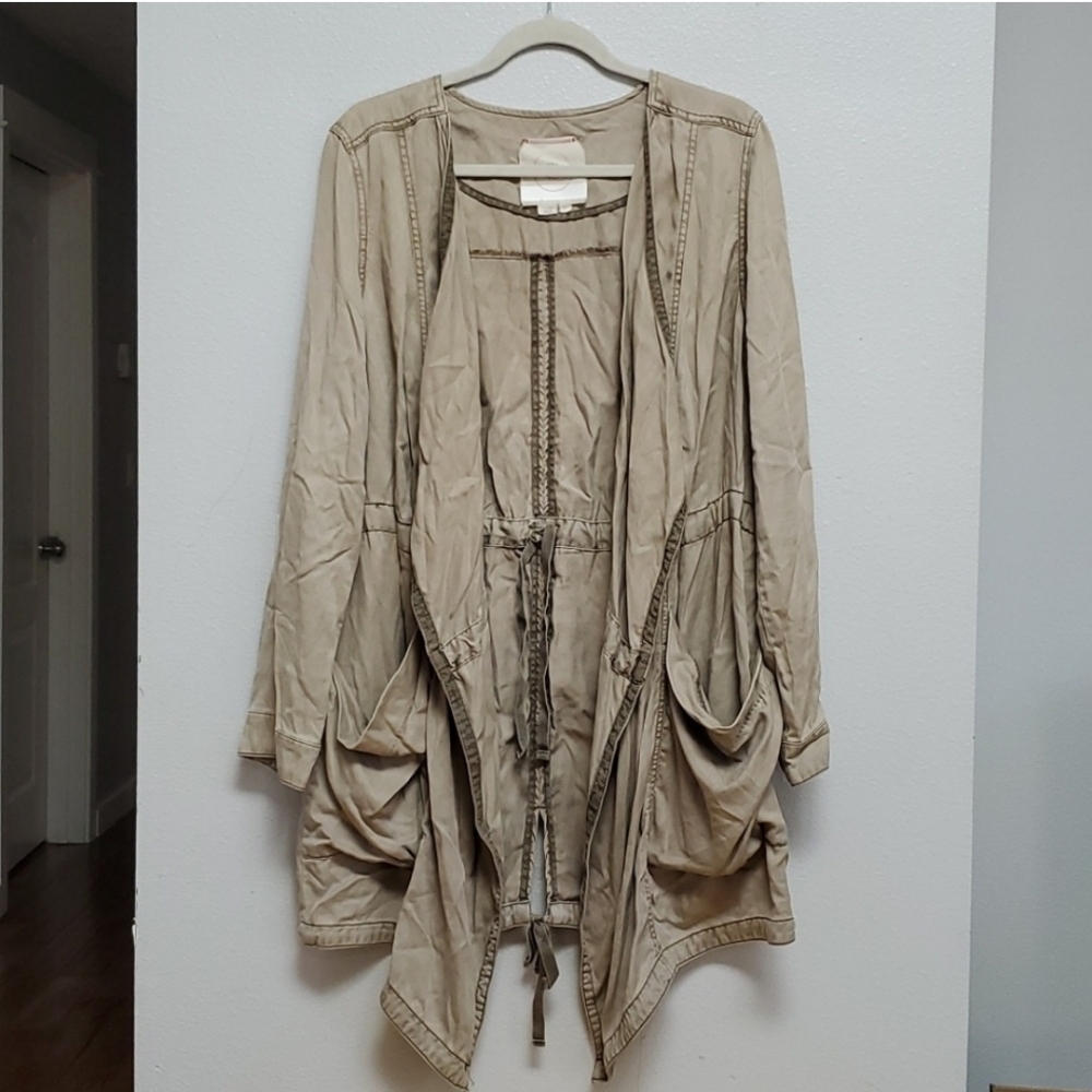Hei Hei Anthropologie waterfall utility cardigan